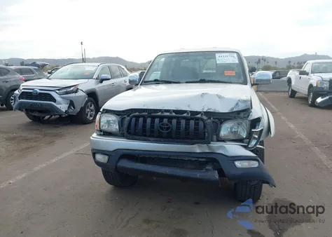 2002 Toyota Tacoma Base V6 из США, поврежденный, VIN 5TEHN72N22Z122528